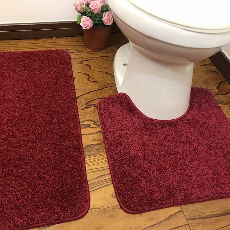 100% PP frizzy durable bath rugs